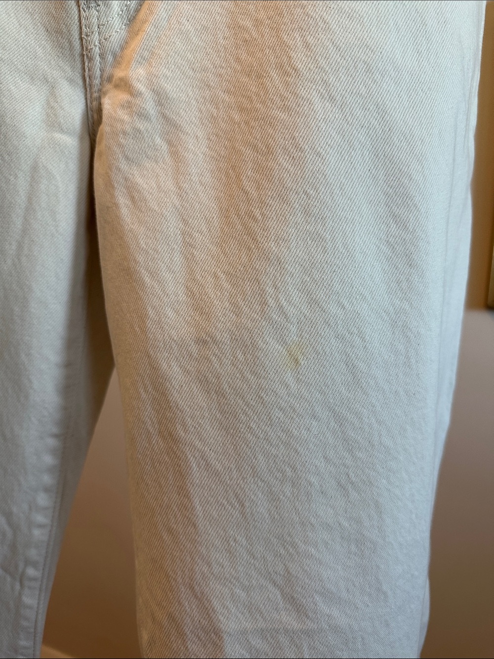 Women's Cream White Levi's 94' Baggy 90s Style High Rise Denim Mom Jeans - Picture 2 of 4